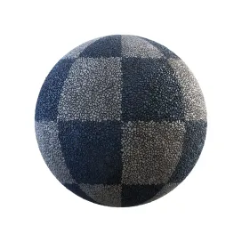 Blue and grey stone pavement